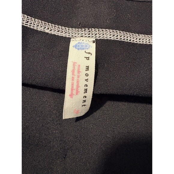 Free People Movement Size L Youre A Peach Shorty Short Black - Picture 5 of 6